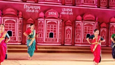 Rajasthan 07 1 15 राजस्थान-उदयपुर के शिल्पग्राम महोत्सव में राज्यों के लोक नृत्यों का सतरंगी संगम, राठवा-रौफ और चरी डांस पर झूमे दर्शक