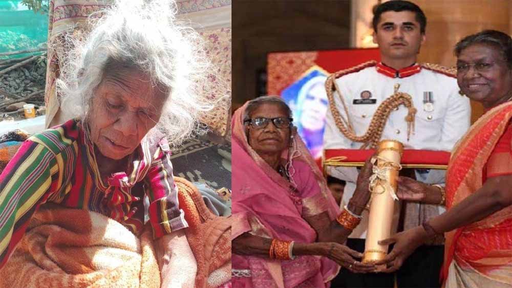 प्रसिद्ध बैगा चित्रकार पद्मश्री जोधइया बाई बैगा का हुआ निधन 1 bega bai प्रसिद्ध बैगा चित्रकार पद्मश्री जोधइया बाई बैगा का हुआ निधन