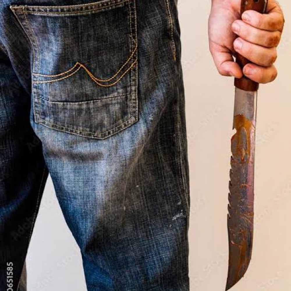 सरेराह चलती बाइक पर चाकू लहराने वाला आरोपी गिरफ्तार, निकाला जुलूस 1 chaku सरेराह चलती बाइक पर चाकू लहराने वाला आरोपी गिरफ्तार, निकाला जुलूस