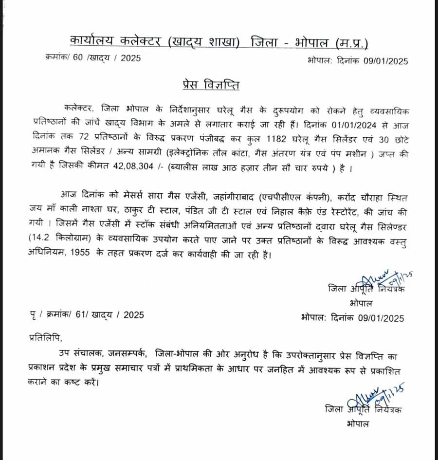 खाद्य विभाग की गैस एजेंसी और खाद्य प्रतिष्ठानों के विरुद्ध कार्यवाई 1 1 295 खाद्य विभाग की गैस एजेंसी और खाद्य प्रतिष्ठानों के विरुद्ध कार्यवाई