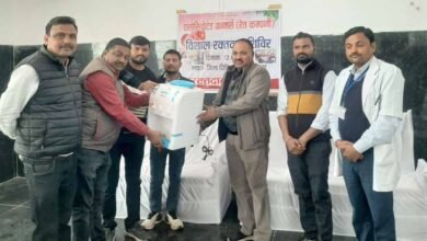 1 479 एसोसिएट कॉमर्स के द्वारा राष्ट्रीय युवा दिवस पर जिला अस्पताल में किया गया रक्तदान शिविर
