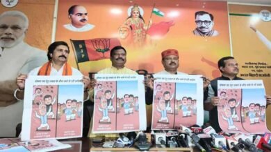 1 873 भाजपा प्रदेश महामंत्री श्रीवास्तव ने भाजपा कार्यालय एकात्म परिसर में कांग्रेस पर बोला जमकर हमला