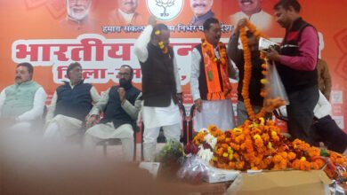 17A 26 नव निर्वाचित जिला अध्यक्ष का भव्य स्वागत