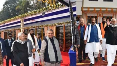 Bihar 03 1 6 बिहार-दरभंगा पहुंची मुख्यमंत्री नीतीश कुमार की प्रगति यात्रा, बस स्टैंड के भवन प्रारूप और सुविधओं की ली जानकारी