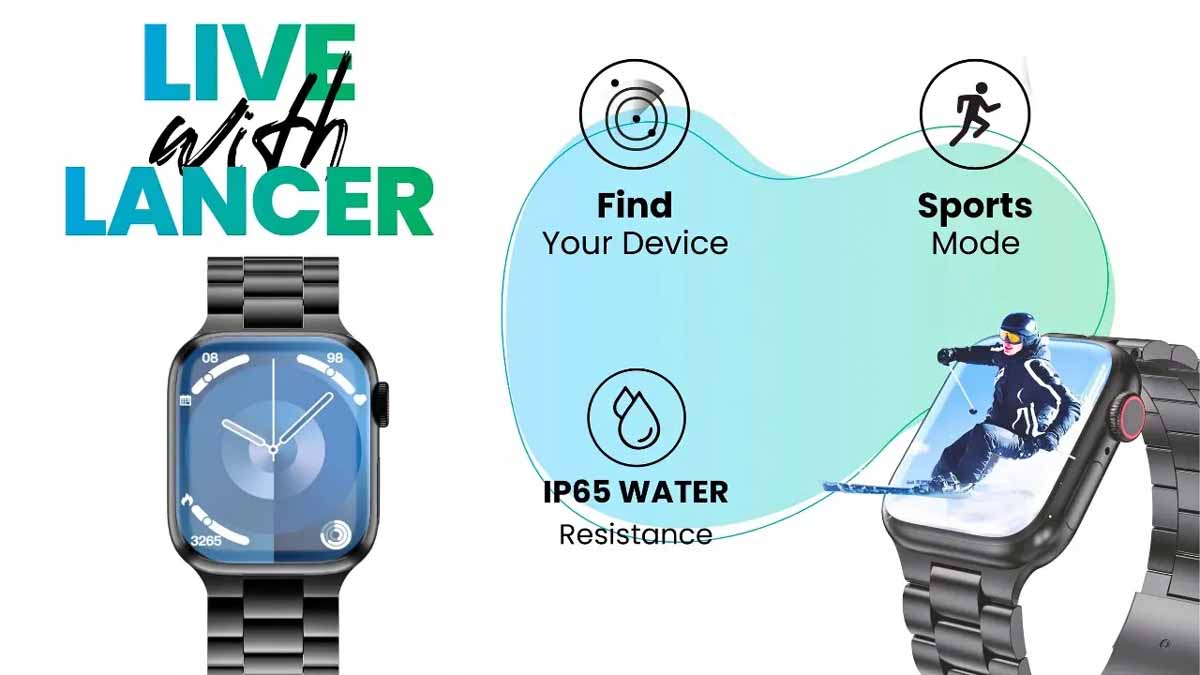 मात्र 1,799 रुपये में ब्लूटूथ कॉलिंग LYNE Lancer 16 Smart Watch लॉन्च 1 LYNE Lancer 16 Smart Watch