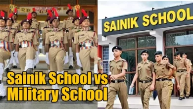 Sainik School vs Military School