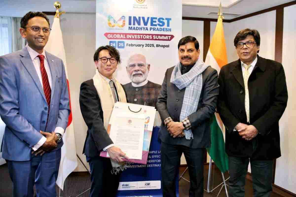 MP News: मुख्यमंत्री मोहन यादव ने बुधवार को टोक्यो में ब्रिजस्टोन मुख्यालय का दौरा किया 1 mp news cm mohan global investores