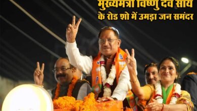 Bilaspur Road Show In CM Vishnudev Sai