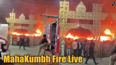 MahaKumbh Fire Live