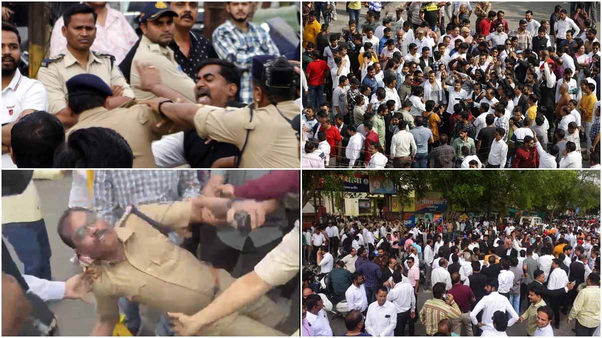 Indore News: पुलिसकर्मियों पर मारपीट और अभद्रता के आरोप में एफआईआर दर्ज, वकीलों और पुलिस के बीच विवाद 1 Indore News