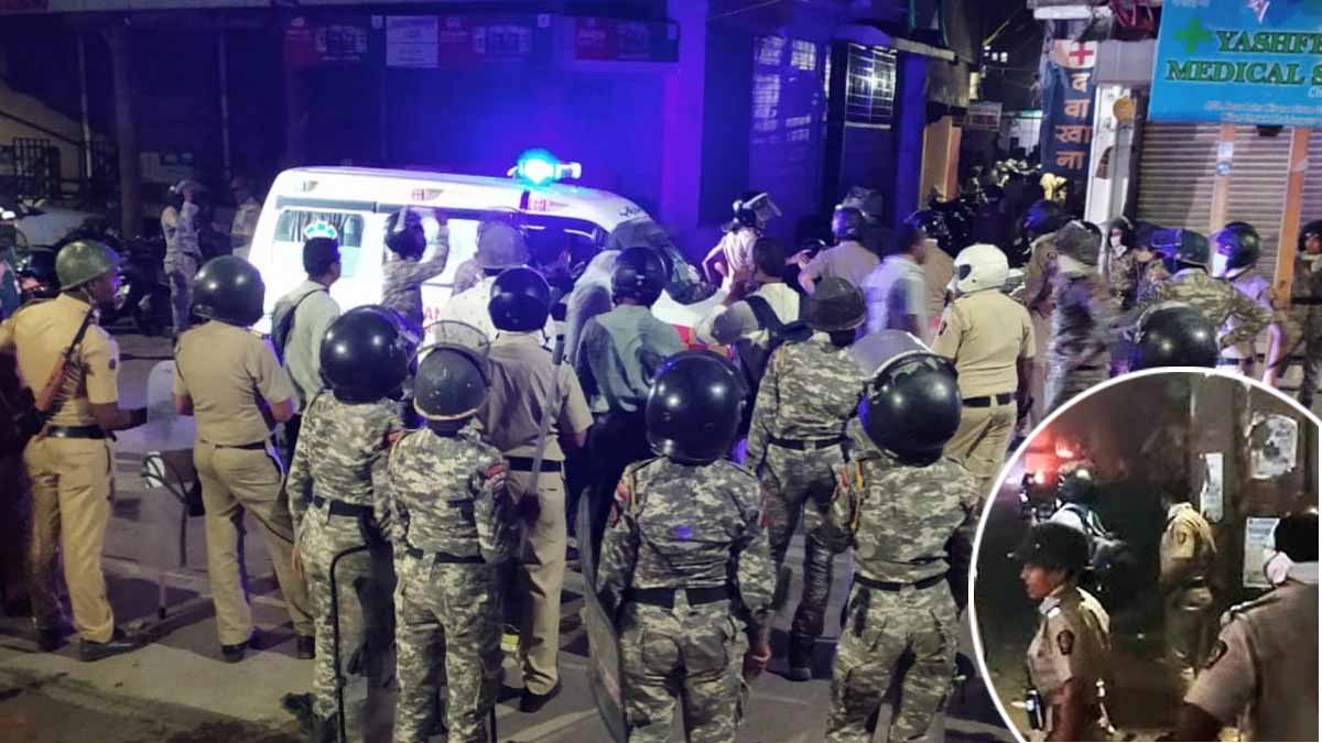 NAGPUR VIOLENCE: उपद्रवी ने ऑन ड्यूटी FEMALE POLICE से की बदसलूकी और गंदी हरकत 1 NAGPUR VIOLENCE FEMALE POLICE