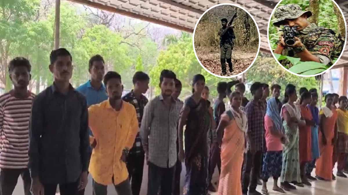68 लाख के 14 इनामी सहित 50 NAXALITES ने किया SURRENDER 1 NAXALITES SURRENDER