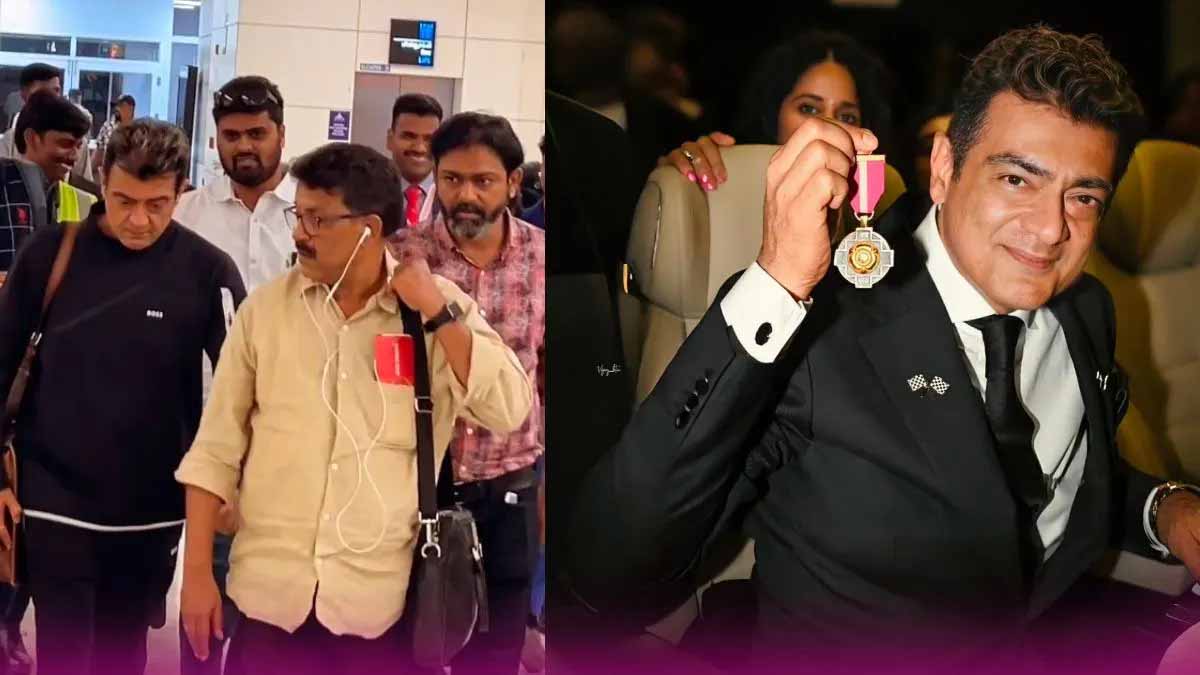 Actor Ajit Kumar को चेन्नई एयरपोर्ट पर लगी चोट, अस्पताल में हुए भर्ती 1 ajit kumar injured legs on chennai airport