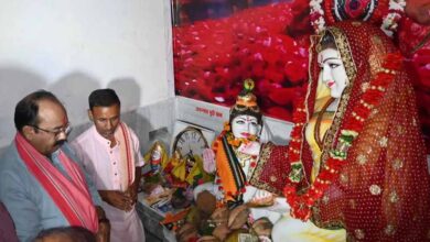 1 3 उप मुख्यमंत्री अरुण साव कर्मा माता मंदिर प्राण प्रतिष्ठा एवं सम्मान समारोह में हुए शामिल