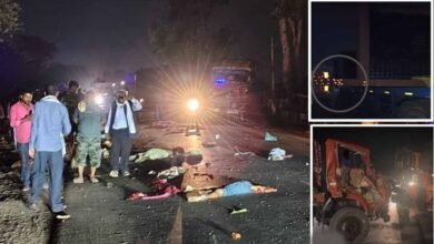 CG News, Raipur, Truck Collided With Trailer