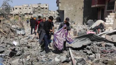 ISRAELI attack in Gaza