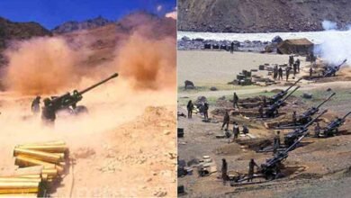 India howitzer deploy in front of LOC