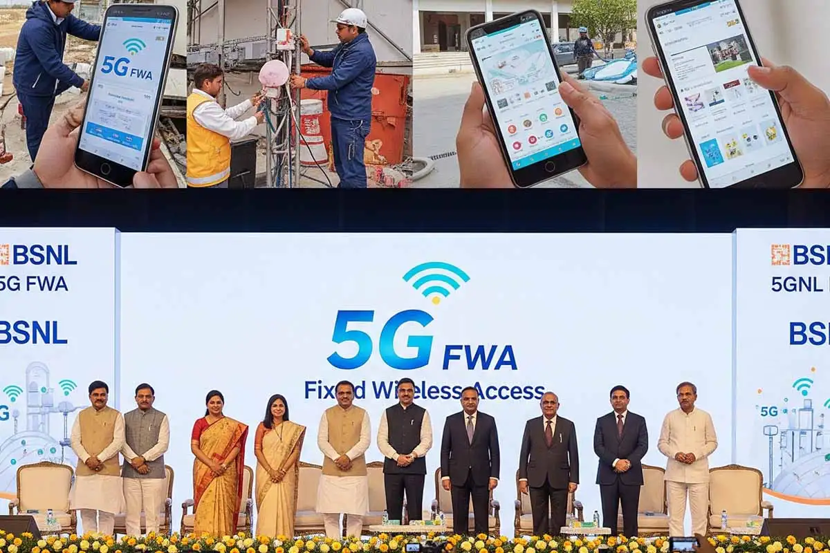 BSNL 5G FWA लांच, हैदराबाद में शुरू हुई Quantum 5G FWA सेवा, देशभर में जल्द होगा विस्तार 1 BSNL 5G FWA