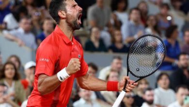 French Open Tennis Djokovic On Fourth Round