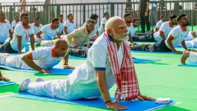 PM MODI Visakhapatnam Yoga With Navy