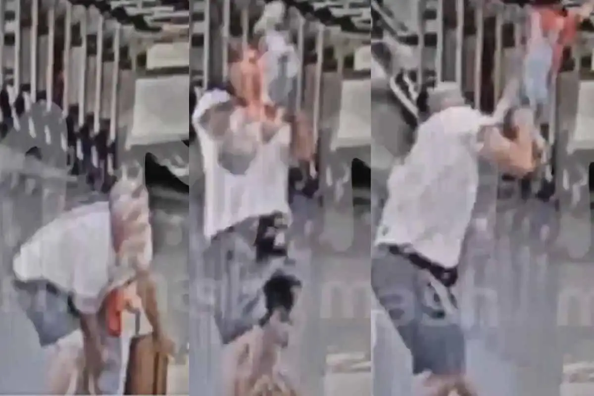 Viral Man Slams Toddler: डेढ़ साल के बच्चे को पटकने की खौफनाक घटना CCTV में कैद, देख कांप उठेगी रूह 1 Viral Man Slams Toddler
