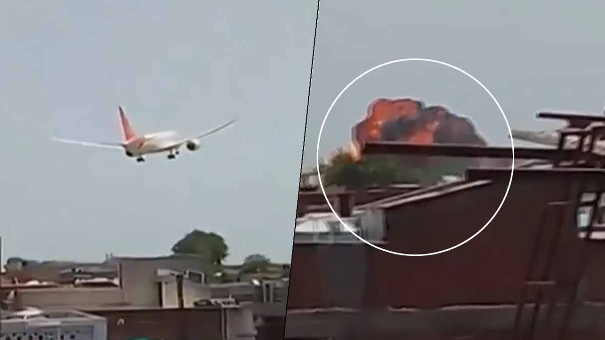Air India का Plane अहमदाबाद में टेक ऑफ के दौरान Crash, 242 लोग थे सवार 1 ahmedabad plane crash
