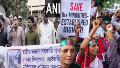 hindu protest in bangladesh destroy temple