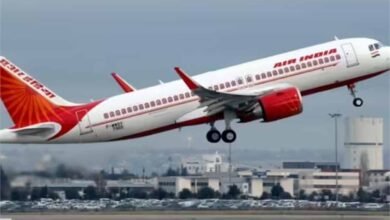Air India flight going to vienna falls down