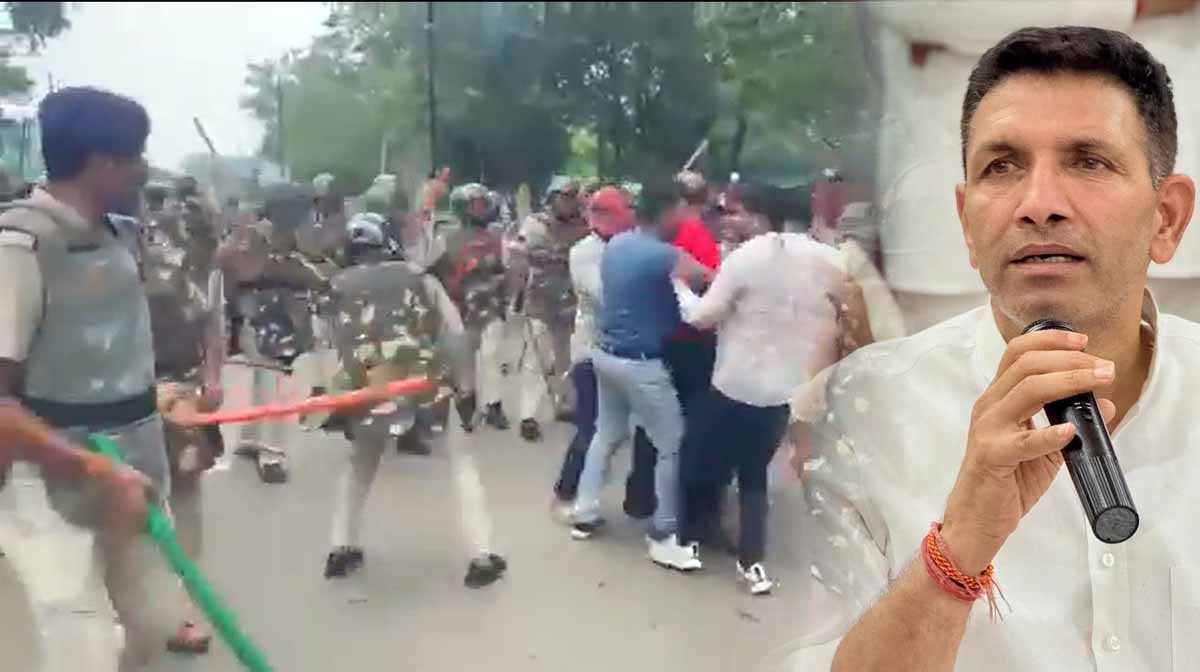 MP News: हरदा में पुलिस की बर्बरता पर भड़के कांग्रेस प्रदेश अध्यक्ष जीतू पटवारी, कहा – शांतिपूर्ण आंदोलन पर तानाशाही हमला 1 Jitu Patwari harda protest
