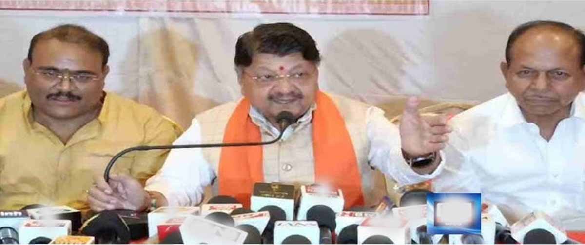 Kailash Vijayvargiya पहले बाेले-हेमंत खंडेलवाल मुर्दाबाद, बाद में सुधार कर कहा जिंदाबाद 1 Kailash Vijayvargiya Hemant Khandelwa, Murdabad Slogans
