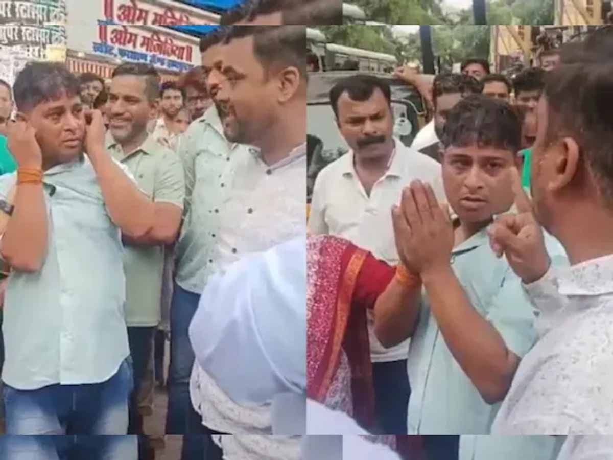महाराष्ट्र में भाषा विवाद पर हिंसा, 'हिंदी बोलने' पर ऑटो ड्राइवर को पीटा, Viral Video.. 1 mahrashtra language dispute